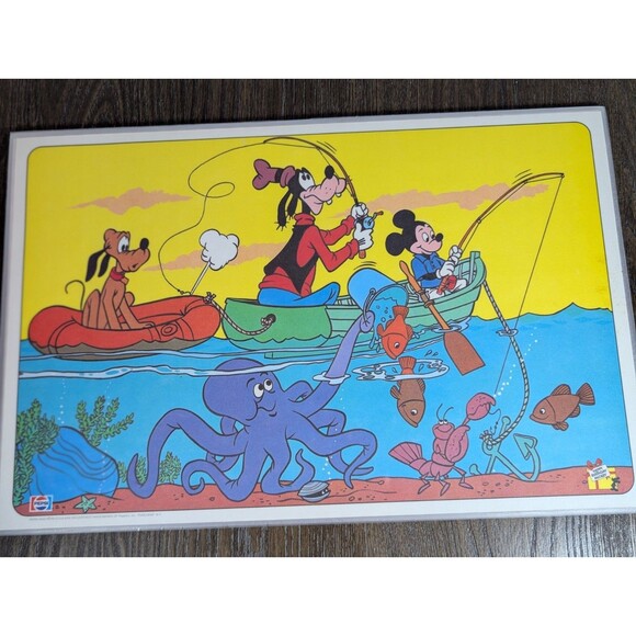 VTG Pepsi 1978 Happy Birthday Mickey Placemats 4 Disney Illustrations SET OF 15 - Picture 7 of 8
